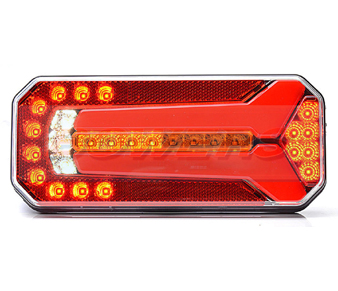 WAS W1123DDL/P Neon LED Rear Combination Light With Dynamic Indicator